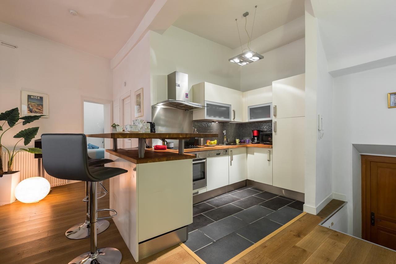 Pref 2 - F4 - Vaste Et Bourgeois ,3 Chambres, Ascenseur, Vx-ニース エクステリア 写真